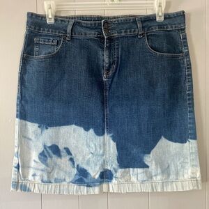 bleach dip dye pencil skirt
